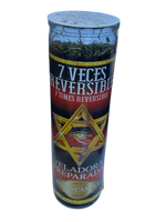 7 Times Reversible Prepared Candle: Transformation & Balance ( 7 Veces Reversible )