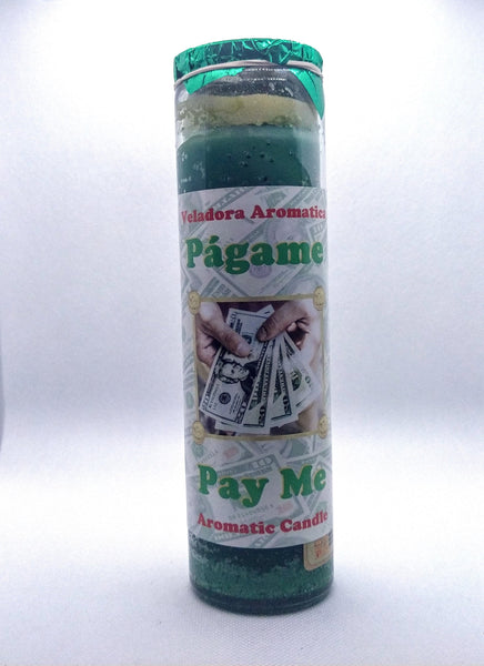 Pay Me  ( Pagame )    Prepared Candle