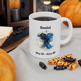 Gemini - The Twins' Duality Mug. Ceramic Mug 11oz