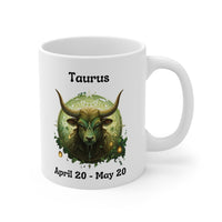Taurus - The Strong Bull Mug. Ceramic Mug 11oz
