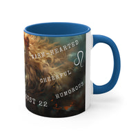Cosmic Harmony Zodiac Mug Collection - Leo. Accent Coffee Mug, 11oz