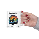 Sagittarius - The Archer's Horizon Mug. Ceramic Mug 11oz