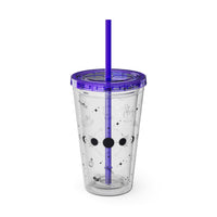 Mystical Elements Sunsplash Tumbler with Straw, 16oz