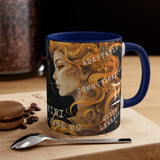 Cosmic Harmony Zodiac Mug Collection - Gemini. Accent Coffee Mug, 11oz