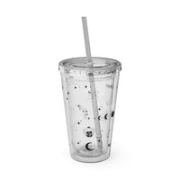 Mystical Elements Sunsplash Tumbler with Straw, 16oz