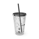 Mystical Elements Sunsplash Tumbler with Straw, 16oz