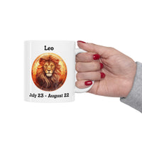 Leo - The Majestic Lion Mug. Ceramic Mug 11oz