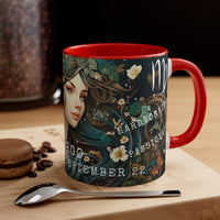 Cosmic Harmony Zodiac Mug Collection - Virgo. Accent Coffee Mug, 11oz