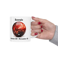Scorpio - The Mysterious Scorpion Mug. Ceramic Mug 11oz