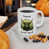 Taurus - The Strong Bull Mug. Ceramic Mug 11oz