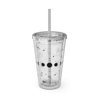 Mystical Elements Sunsplash Tumbler with Straw, 16oz