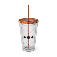 Mystical Elements Sunsplash Tumbler with Straw, 16oz