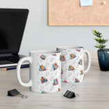 Crystal Collage Enthusiast Ceramic Mug. Ceramic Mug 11oz