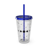 Mystical Elements Sunsplash Tumbler with Straw, 16oz