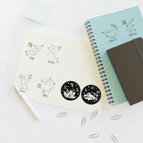 Enlighten Sticker Sheets - Opposite Elements Zodiac Signs. Sticker Sheets