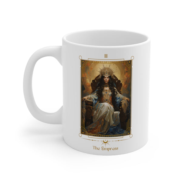 Empress Tarot Inspiration Mug. Ceramic Mug 11oz