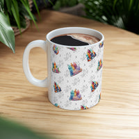 Crystal Collage Enthusiast Ceramic Mug. Ceramic Mug 11oz