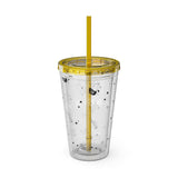 Mystical Elements Sunsplash Tumbler with Straw, 16oz