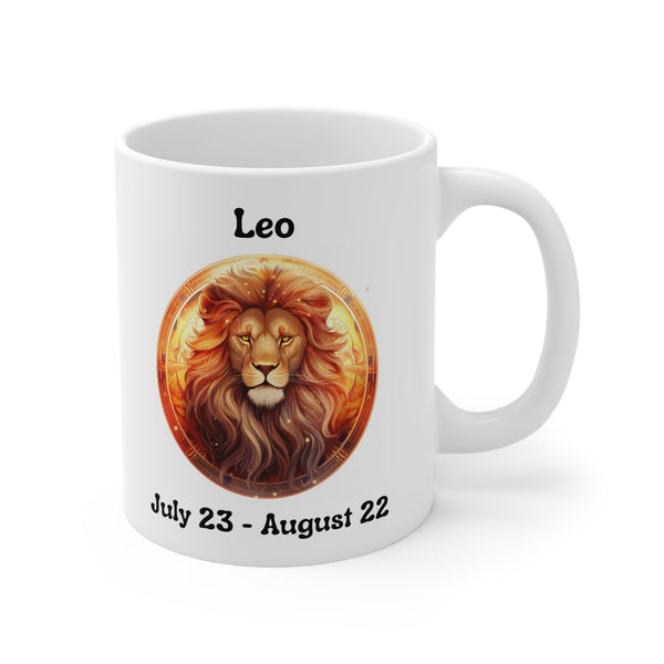 Leo - The Majestic Lion Mug. Ceramic Mug 11oz