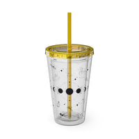 Mystical Elements Sunsplash Tumbler with Straw, 16oz