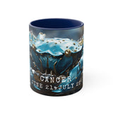 Cosmic Harmony Zodiac Mug Collection - Cancer. Accent Coffee Mug, 11oz