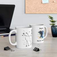 Gemini - The Twins' Duality Mug. Ceramic Mug 11oz