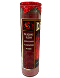 Dragon’s Blood Prepared Candle – Power • Strength • Courage | Sandalwood, Frankincense & Myrrh