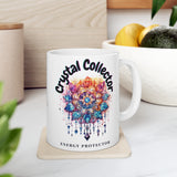 Crystal Collector, Energy Protector Inspirational Mug. Ceramic Mug 11oz