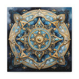 Celestial Elegance Mandala Wall Art