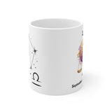 Libra - The Balanced Scales Mug. Ceramic Mug 11oz