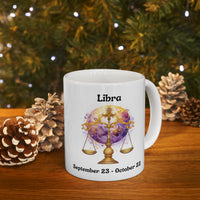 Libra - The Balanced Scales Mug. Ceramic Mug 11oz