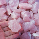 Genuine Rough Rose Quartz Crystals