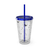 Mystical Elements Sunsplash Tumbler with Straw, 16oz