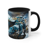 Cosmic Harmony Zodiac Mug Collection - Cancer. Accent Coffee Mug, 11oz