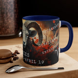 Cosmic Harmony Zodiac Mug Collection - Aries. Accent Coffee Mug, 11oz
