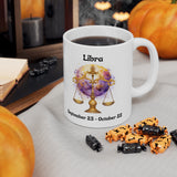 Libra - The Balanced Scales Mug. Ceramic Mug 11oz