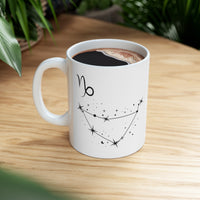 Capricorn - The Ambitious Sea-Goat Mug. Ceramic Mug 11oz