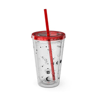 Mystical Elements Sunsplash Tumbler with Straw, 16oz