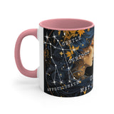 Cosmic Harmony Zodiac Mug Collection - Gemini. Accent Coffee Mug, 11oz