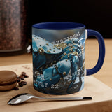 Cosmic Harmony Zodiac Mug Collection - Cancer. Accent Coffee Mug, 11oz