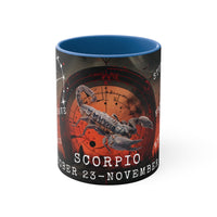 Cosmic Harmony Zodiac Mug Collection -  Scorpio. Accent Coffee Mug, 11oz