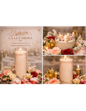 Custom Candle & Centerpiece | Handcrafted for Weddings, Unions, Memorials & Sacred Life Moments