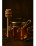 Mini Raw Honey Jar – 100% Pure Organic, Unfiltered (0.5 oz)