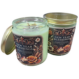 New Year Blessings - 9oz Soy Wax Candle