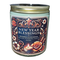 New Year Blessings - 9oz Soy Wax Candle