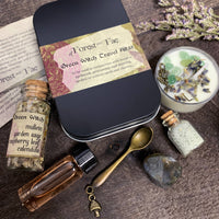 Green Witch Travel Altar • Witch Kit for rituals & spells