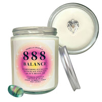 888 Balance Angel Number Candle