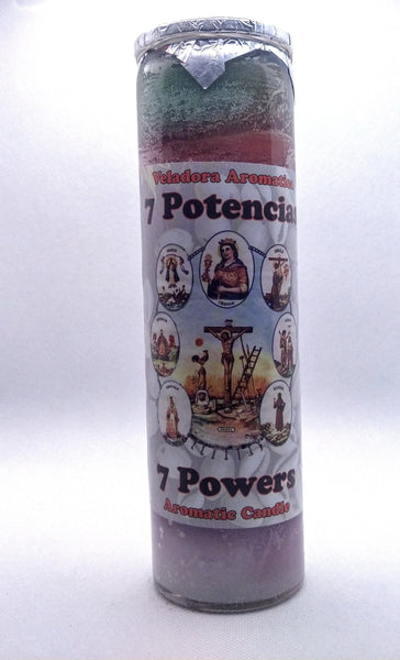 7 Powers  ( 7 Potencias )    Prepared Candle