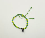 Braided Rope Yellow and Green Protection Bracelet
