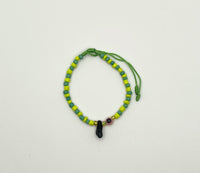 Braided Rope Yellow and Green Protection Bracelet 1
